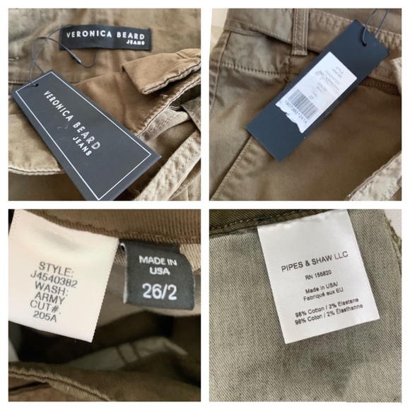 Veronica Beard 26 East Tie Waist Shorts NWT - Picture 8 of 9